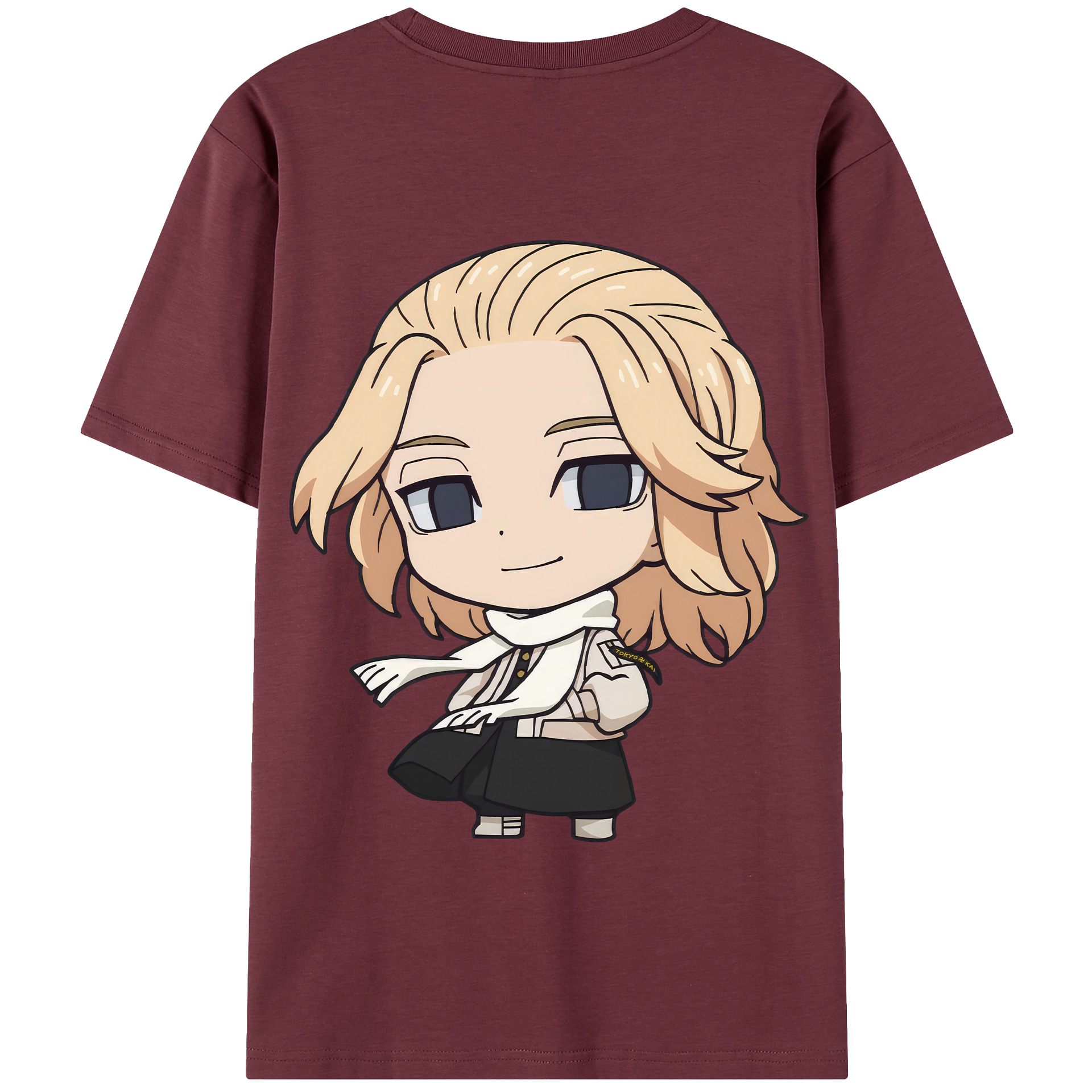 （画像用） 東京リベンジャーズ Tokyo Revengers 綿100％半袖Tシャツ（背面プリント）